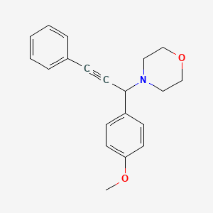 Morpholine, 4-[1-(4-methoxyphenyl)-3-phenyl-2-propynyl]-