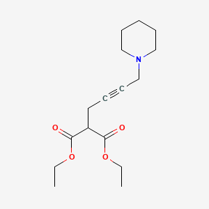 diethyl [4-(1-piperidinyl)-2-butyn-1-yl]malonate