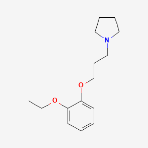 1-[3-(2-ethoxyphenoxy)propyl]pyrrolidine