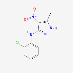 N-(2-chlorophenyl)-5-methyl-4-nitro-1H-pyrazol-3-amine