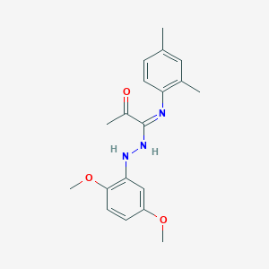 N'-(2,5-dimethoxyphenyl)-N-(2,4-dimethylphenyl)-2-oxopropanehydrazonamide