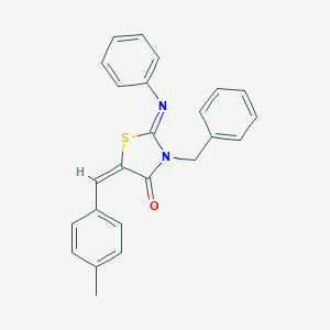 3-Benzyl-5-(4-methylbenzylidene)-2-(phenylimino)-1,3-thiazolidin-4-one