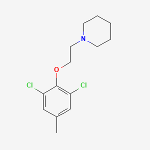 1-[2-(2,6-dichloro-4-methylphenoxy)ethyl]piperidine