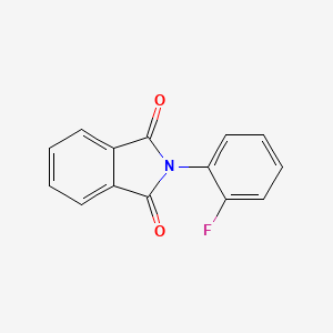 molecular formula C14H8FNO2 B3884025 2-(2-Fluorophenyl)isoindole-1,3-dione 