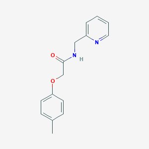 2-(4-methylphenoxy)-N-(pyridin-2-ylmethyl)acetamide