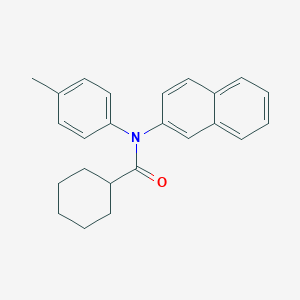 N-(4-methylphenyl)-N-(naphthalen-2-yl)cyclohexanecarboxamide