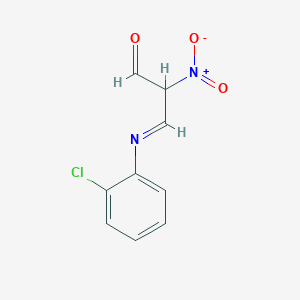 3-[(2-Chlorophenyl)imino]-2-nitropropanal