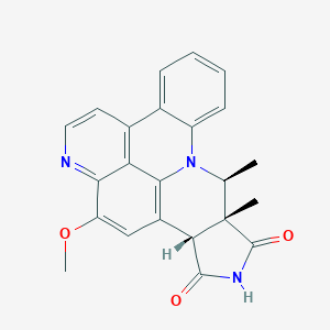 molecular formula C23H19N3O3 B038842 异色果碱A CAS No. 117694-97-0