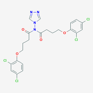 4-(2,4-dichlorophenoxy)-N-[4-(2,4-dichlorophenoxy)butanoyl]-N-(4H-1,2,4-triazol-4-yl)butanamide