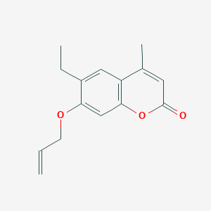 7-(allyloxy)-6-ethyl-4-methyl-2H-chromen-2-one