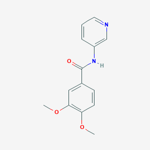 molecular formula C14H14N2O3 B388442 3,4-Dimethoxy-N-pyridin-3-yl-benzamide CAS No. 86425-44-7