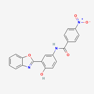 N-[3-(1,3-benzoxazol-2-yl)-4-hydroxyphenyl]-4-nitrobenzamide