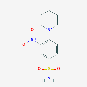 Benzenesulfonamide, 3-nitro-4-(1-piperidinyl)-