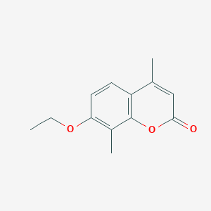 molecular formula C13H14O3 B388477 7-ethoxy-4,8-dimethyl-2H-chromen-2-one 