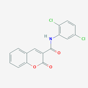 molecular formula C16H9Cl2NO3 B3884783 2H-1-Benzopyran-3-carboxamide, N-(2,5-dichlorophenyl)-2-oxo- CAS No. 304894-62-0