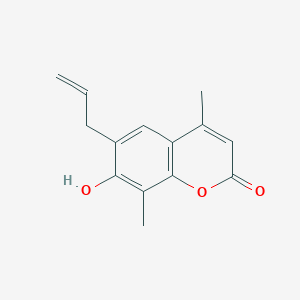 6-allyl-7-hydroxy-4,8-dimethyl-2H-chromen-2-one