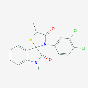 3'-(3,4-dichlorophenyl)-5'-methyl-4'H-spiro[indole-3,2'-[1,3]thiazolidine]-2,4'(1H)-dione