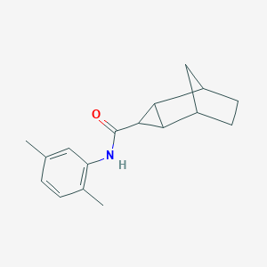 molecular formula C17H21NO B388489 N-(2,5-dimethylphenyl)tricyclo[3.2.1.0~2,4~]octane-3-carboxamide 