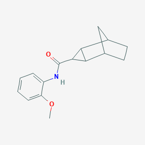 N-(2-methoxyphenyl)tricyclo[3.2.1.0~2,4~]octane-3-carboxamide