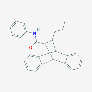 N-phenyl-12-propyl-9,10-dihydro-9,10-ethanoanthracene-11-carboxamide