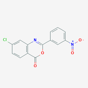 7-chloro-2-(3-nitrophenyl)-4H-3,1-benzoxazin-4-one