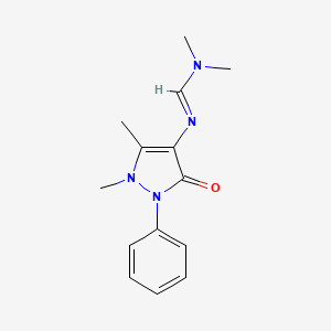 N'-(1,5-dimethyl-3-oxo-2-phenyl-2,3-dihydro-1H-pyrazol-4-yl)-N,N-dimethylimidoformamide