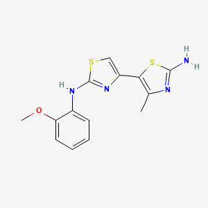 N~2~-(2-methoxyphenyl)-4'-methyl-4,5'-bi-1,3-thiazole-2,2'-diamine