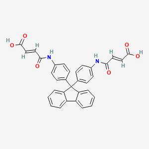 4,4'-[9H-fluorene-9,9-diylbis(4,1-phenyleneimino)]bis(4-oxo-2-butenoic acid)