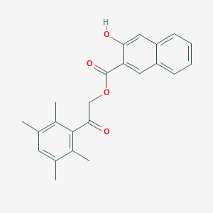 2-Oxo-2-(2,3,5,6-tetramethylphenyl)ethyl 3-hydroxy-2-naphthoate