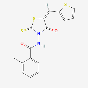 molecular formula C16H12N2O2S3 B3885323 C16H12N2O2S3 