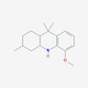 5-methoxy-3,9,9-trimethyl-1,2,3,4,4a,9,9a,10-octahydroacridine