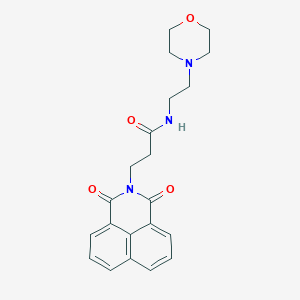 3-(1,3-dioxo-1H-benzo[de]isoquinolin-2(3H)-yl)-N-[2-(4-morpholinyl)ethyl]propanamide