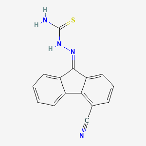 9-[(aminocarbonothioyl)hydrazono]-9H-fluorene-4-carbonitrile