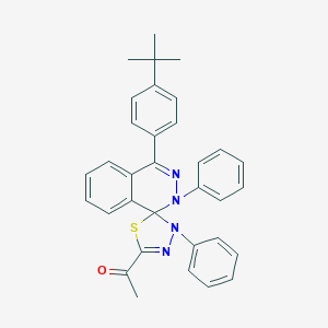 1-[4-(4-tert-butylphenyl)-2,3'-diphenyl-2H,3'H-spiro[phthalazine-1,2'-[1,3,4]thiadiazol]-5'-yl]ethanone