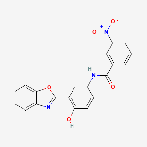 N-[3-(1,3-benzoxazol-2-yl)-4-hydroxyphenyl]-3-nitrobenzamide