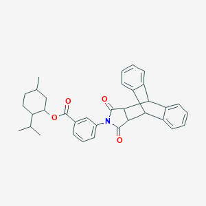 2-Isopropyl-5-methylcyclohexyl 3-(16,18-dioxo-17-azapentacyclo[6.6.5.0~2,7~.0~9,14~.0~15,19~]nonadeca-2,4,6,9,11,13-hexaen-17-yl)benzoate