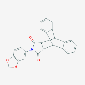 (9s,10s)-13-(benzo[d][1,3]dioxol-5-yl)-11,15-dihydro-9H-9,10-[3,4]epipyrroloanthracene-12,14(10H,13H)-dione
