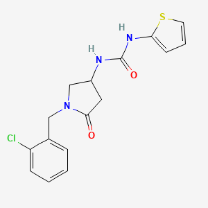 N-[1-(2-chlorobenzyl)-5-oxo-3-pyrrolidinyl]-N'-2-thienylurea