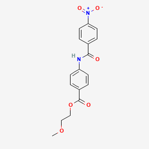 2-methoxyethyl 4-[(4-nitrobenzoyl)amino]benzoate