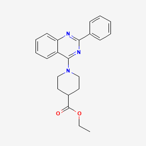 Ethyl 1-(2-phenylquinazolin-4-yl)piperidine-4-carboxylate