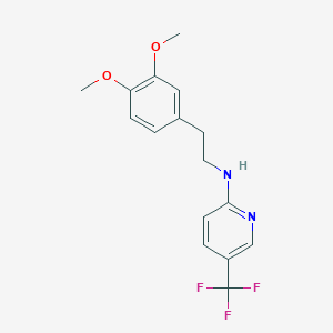 N-[2-(3,4-dimethoxyphenyl)ethyl]-5-(trifluoromethyl)-2-pyridinamine