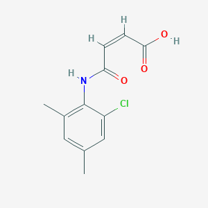 molecular formula C12H12ClNO3 B388603 4-(2-Chloro-4,6-dimethylanilino)-4-oxo-2-butenoic acid 