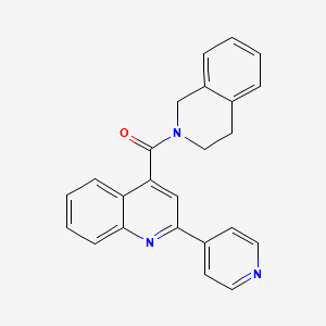 3,4-dihydroisoquinolin-2(1H)-yl[2-(pyridin-4-yl)quinolin-4-yl]methanone