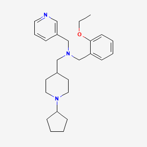 1-(1-cyclopentyl-4-piperidinyl)-N-(2-ethoxybenzyl)-N-(3-pyridinylmethyl)methanamine