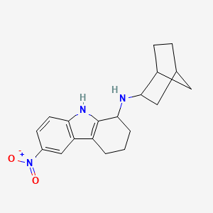 N-(2-bicyclo[2.2.1]heptanyl)-6-nitro-2,3,4,9-tetrahydro-1H-carbazol-1-amine