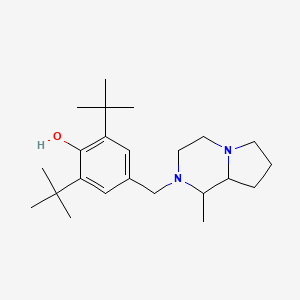 2,6-di-tert-butyl-4-[(1-methylhexahydropyrrolo[1,2-a]pyrazin-2(1H)-yl)methyl]phenol