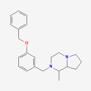 2-[3-(benzyloxy)benzyl]-1-methyloctahydropyrrolo[1,2-a]pyrazine