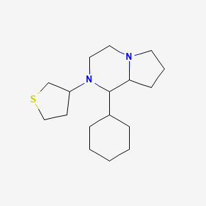 1-cyclohexyl-2-(tetrahydro-3-thienyl)octahydropyrrolo[1,2-a]pyrazine