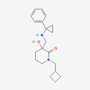 1-(cyclobutylmethyl)-3-hydroxy-3-{[(1-phenylcyclopropyl)amino]methyl}-2-piperidinone