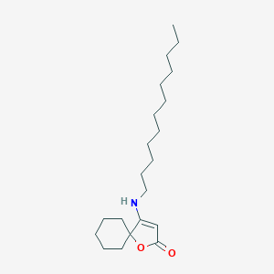 molecular formula C21H37NO2 B388633 4-(Dodecylamino)-1-oxaspiro[4.5]dec-3-en-2-one 
